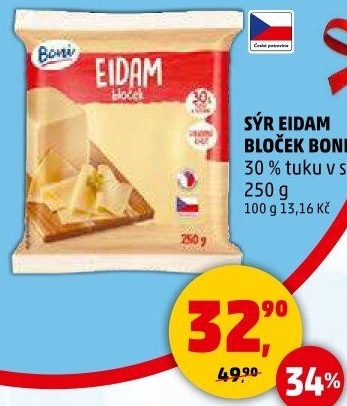 Sýr Eidam 30% Boni