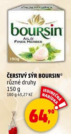 Sýr krémový Boursin