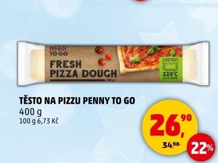 Těsto na pizzu Penny To Go