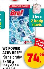 WC blok tuhý Power Aktiv Bref