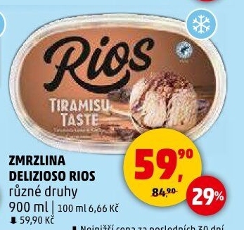 Zmrzlina ve vaničce Delizioso Rios