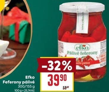 Feferony pálivé Efko