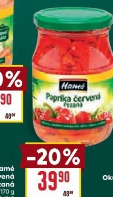 Paprika červená Hamé