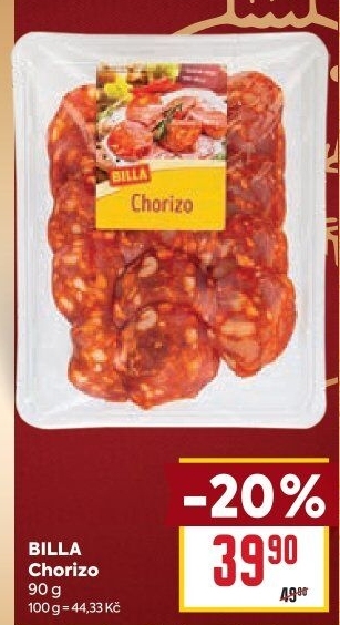 Salám Chorizo Billa