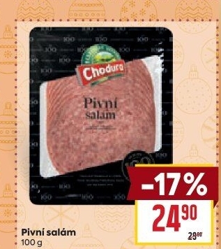 Salám pivní Beskydské uzeniny Chodura