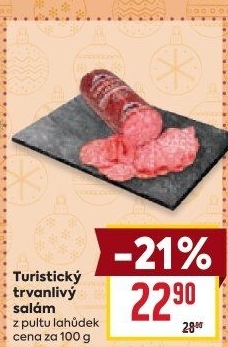 Salám turistický Kostelecké uzeniny