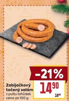 Salám zabijačkový točený