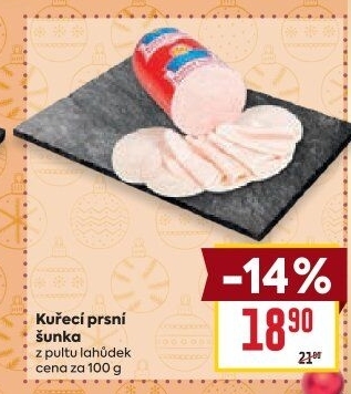 Šunka kuřecí prsní