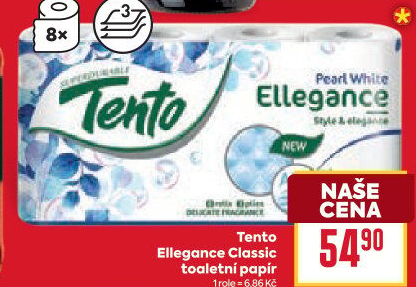 Toaletní papír 3vrstvý Tento