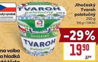 Tvaroh polotučný Jihočeský Madeta