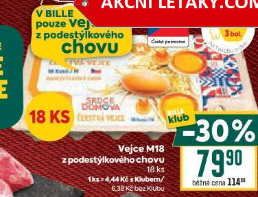 Vejce z podestýlky M Srdce Domova