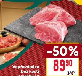 Vepřová plec bez kosti