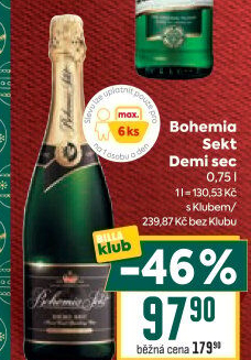 Bohemia Sekt Demi Sec