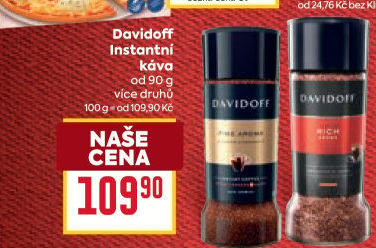 Instantní kávy Davidoff