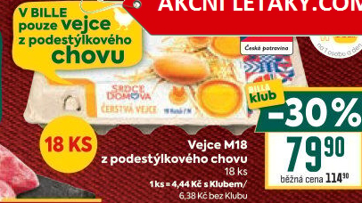 Vejce z podestýlky M Srdce Domova