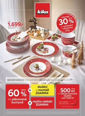 akční leták Kika nábytek 9.12.2024-23.12.2024