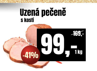 Uzená pečeně s kostí