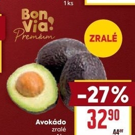 Avokádo Billa Bonvia Premium
