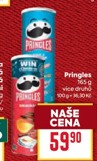 Chipsy Pringles - tubus