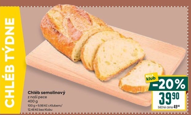 Chléb semolinový