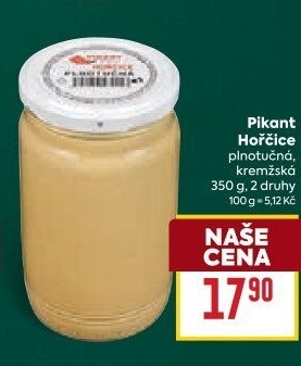 Hořčice plnotučná Pikant