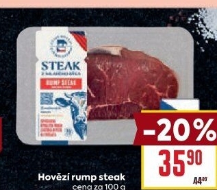 Hovězí steak Rump Kostelecké uzeniny