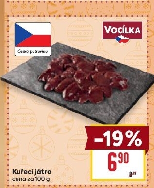 Kuřecí játra Vocílka
