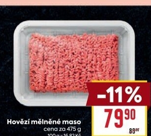 Mleté maso hovězí Kostelecké uzeniny
