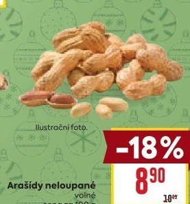 Neloupané arašídy