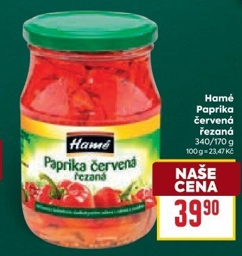 Paprika červená Hamé