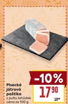 Paštika játrová písecká Maso uzeniny Písek
