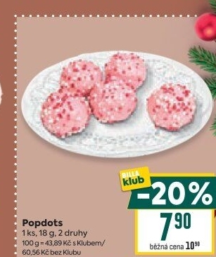 Sladké pečivo Pop Dots
