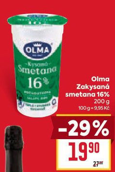 Smetana zakysaná Olma 16%