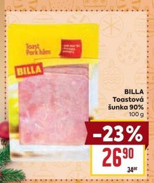 Šunka toastová Billa