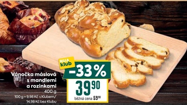 Vánočka máslová
