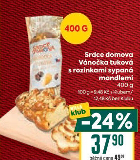 Vánočka Srdce domova