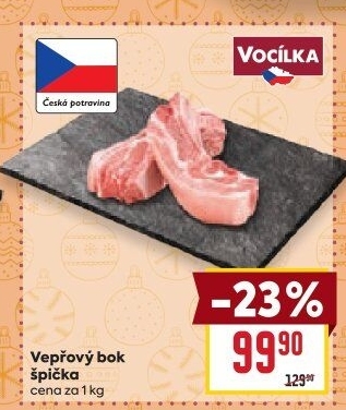 Vepřový bok špička Vocílka