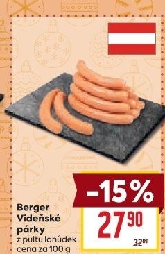 Vídeňské párky Berger