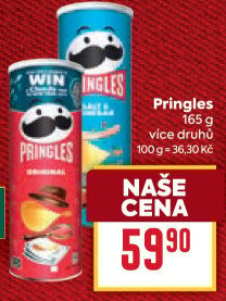 Chipsy Pringles - tubus