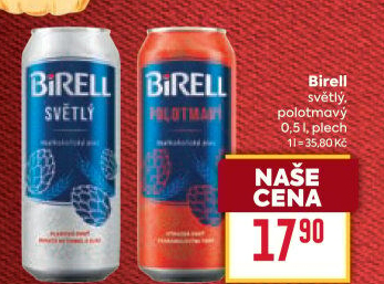 Nealkoholické pivo Birell