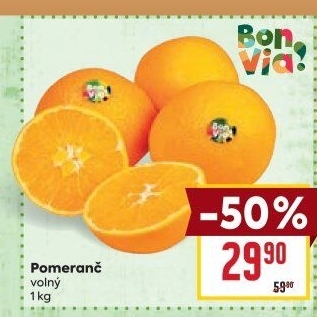 Pomeranče Billa Bonvia