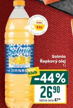 Řepkový olej Solmio