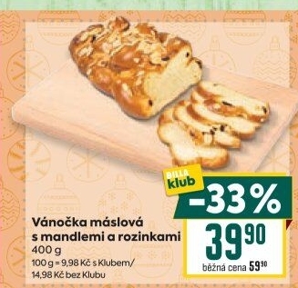 Vánočka máslová
