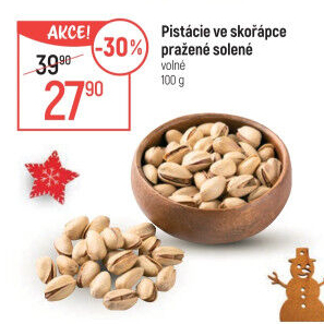 Pražené pistácie