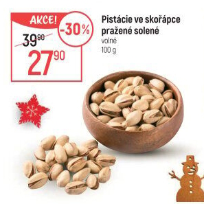Pražené pistácie