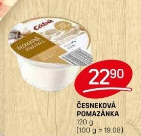 Česneková pomazánka Cábů