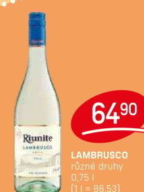 Lambrusco Riunite