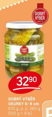 Okurky Dobrý Výběr