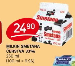 Smetana čerstvá Milkin 33%