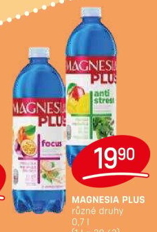 Voda ochucená plus Magnesia
